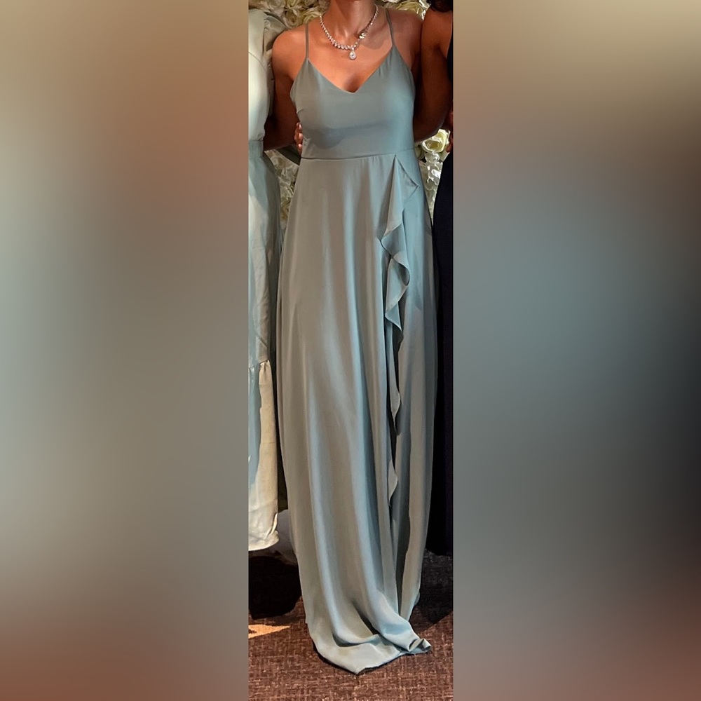 Birdy Grey Chiffon Sea Glass Theresa Dress (bridesmaid)